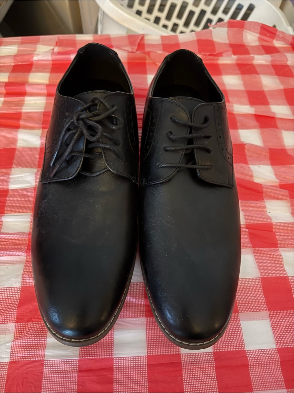 Jousen Classic Black Men's Dress Oxfords